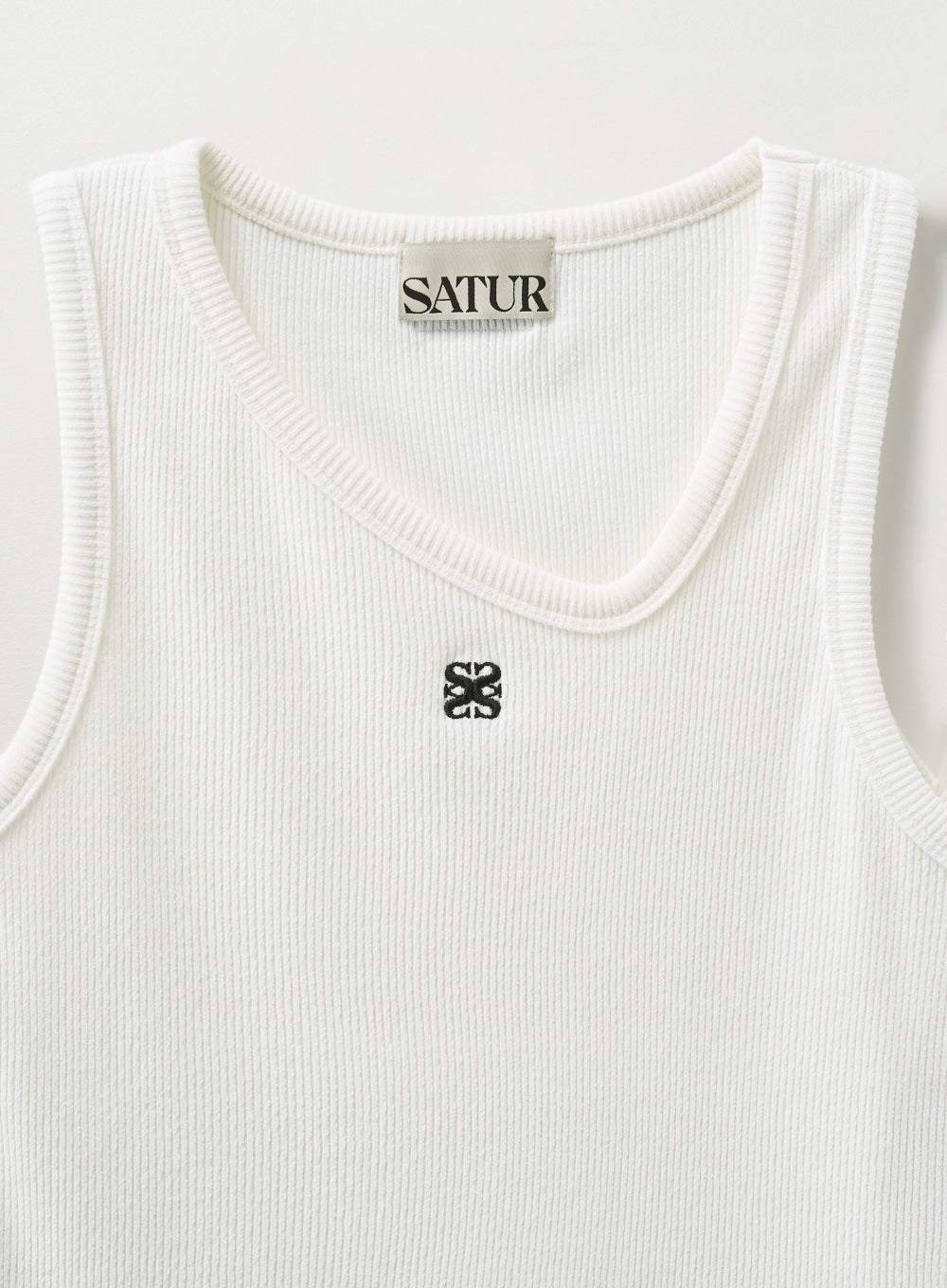 (W) Unbalance Neck Logo Sleeveless