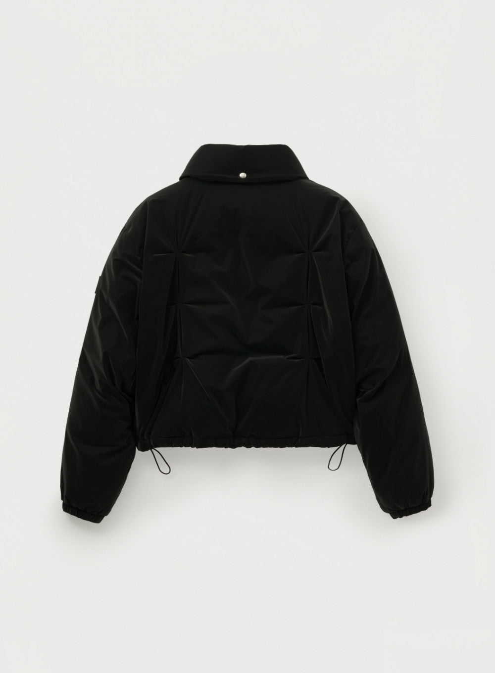 (W) Tuck Detail Cropped Down Jacket