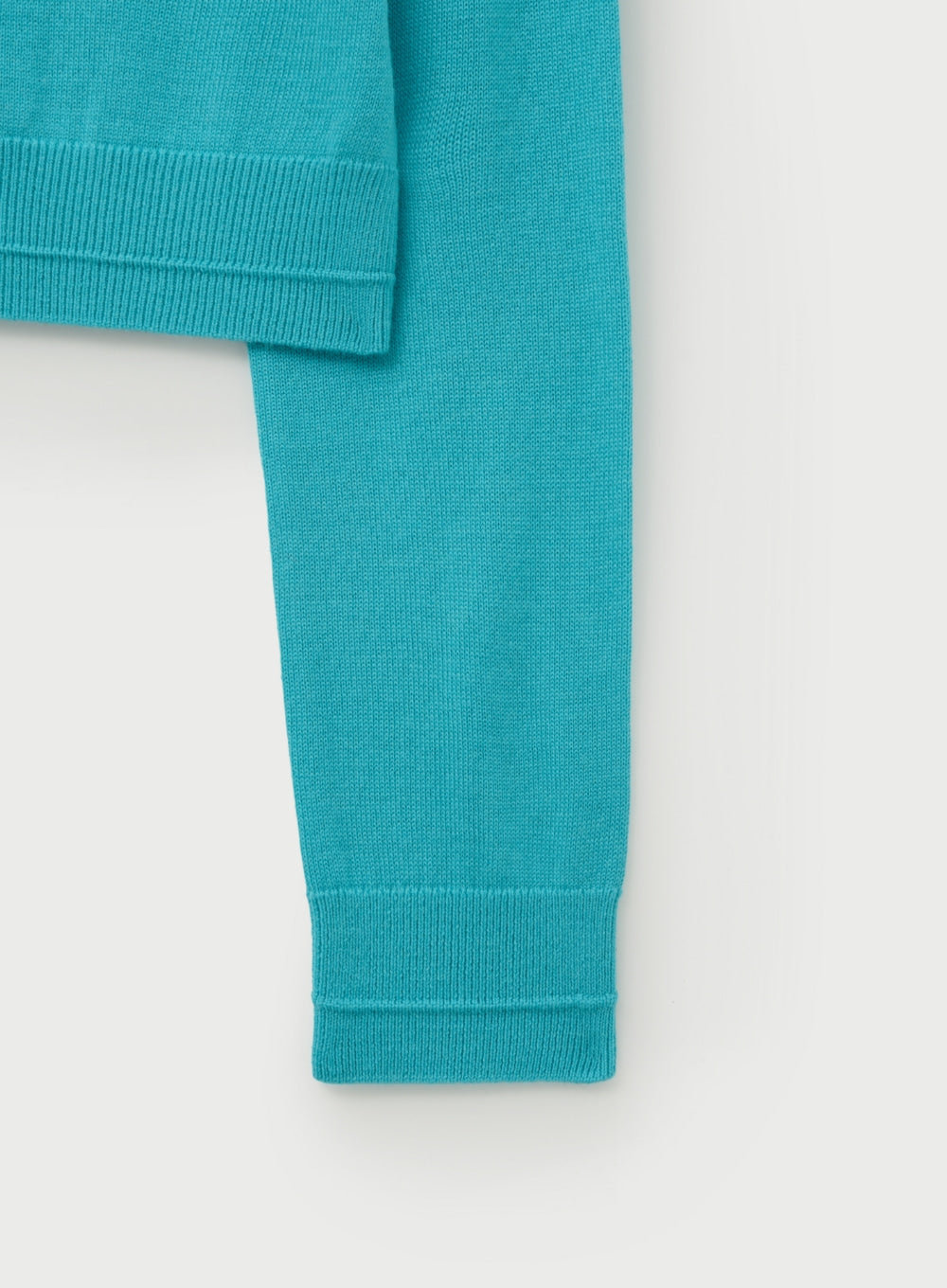 (W) Basic Crew Neck Fine Cardigan