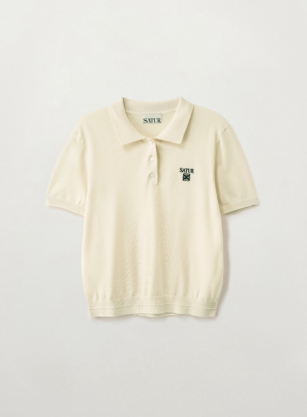 (W) Classic Collar Half Knit