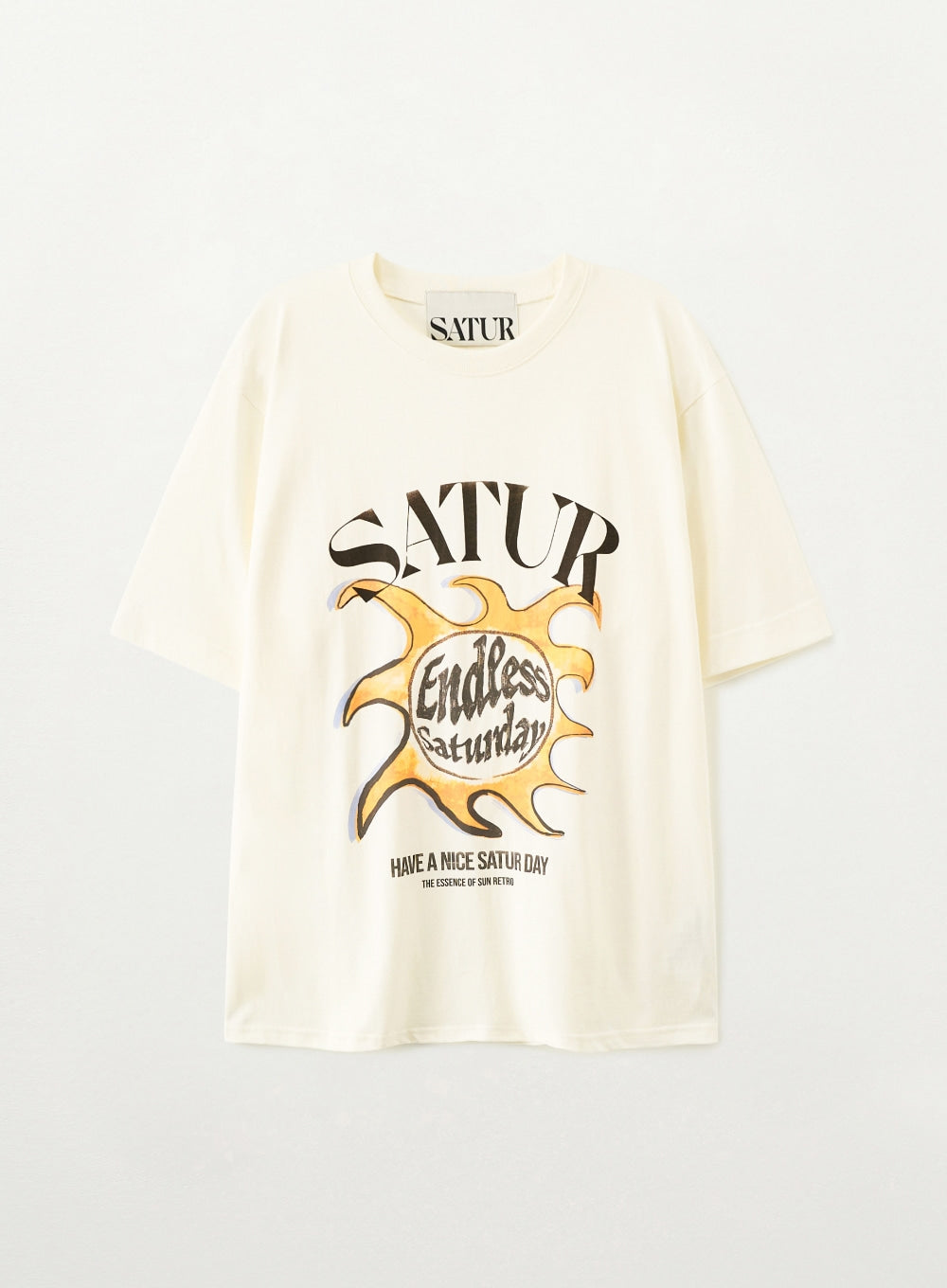 (M) Sun Retro Graphic T-Shirts