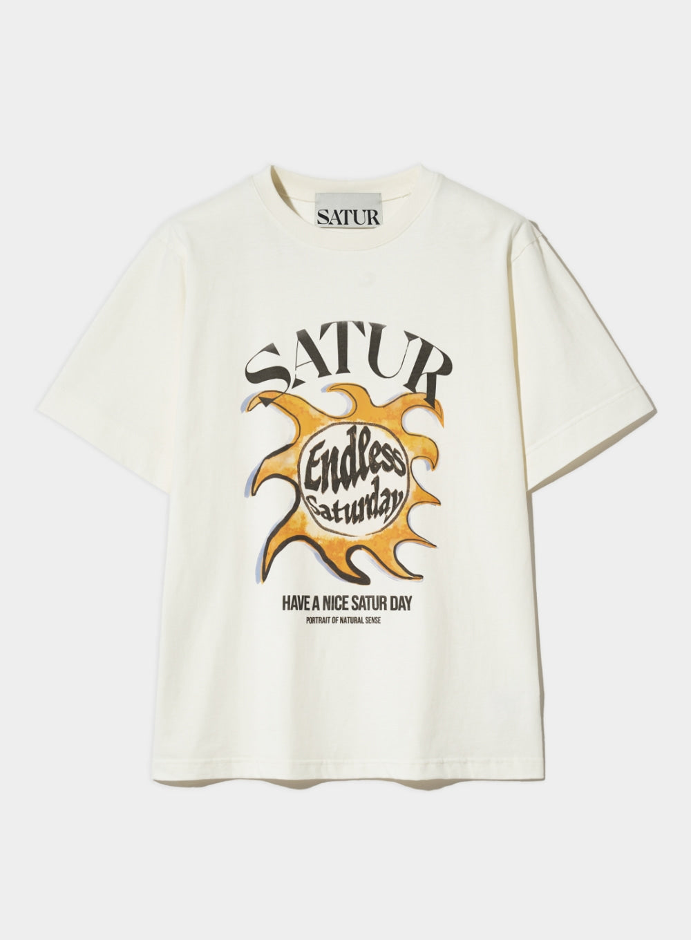 (M) Sun Retro Graphic T-shirts