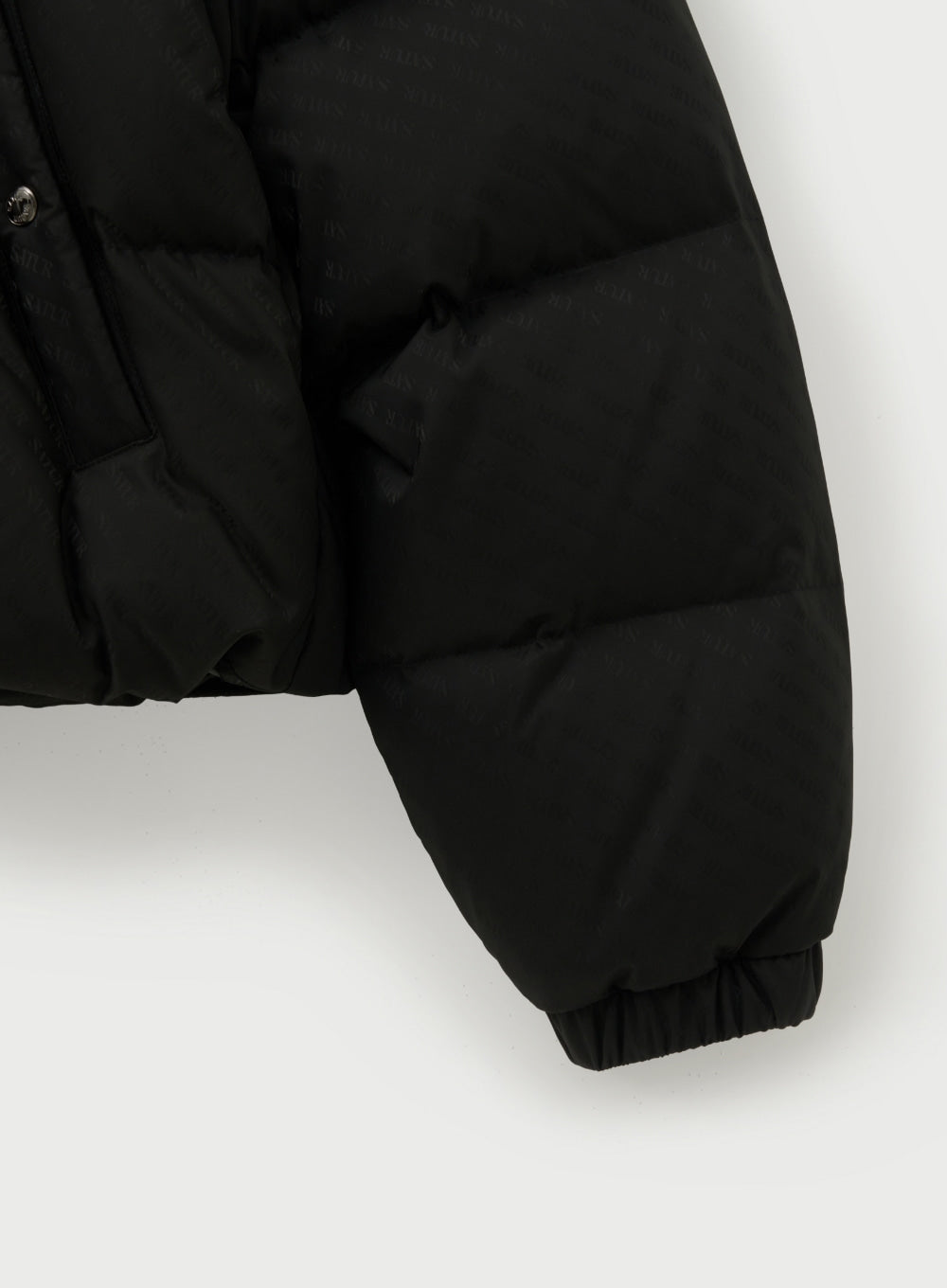 (W) Essential Stand Neck Cropped Down Jacket
