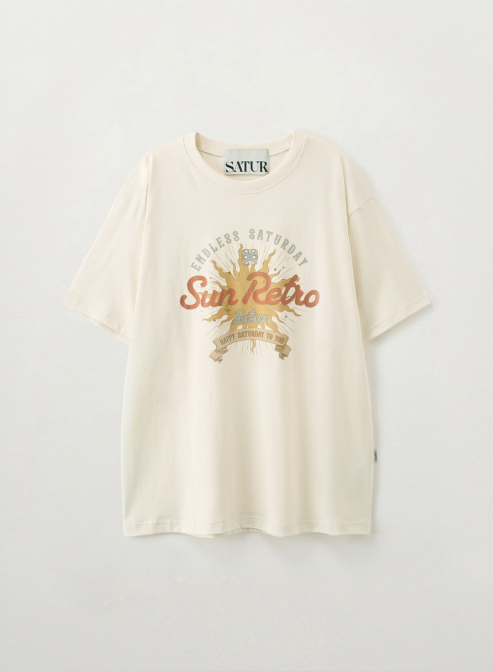 (U) New Sun Retro Half T-Shirt