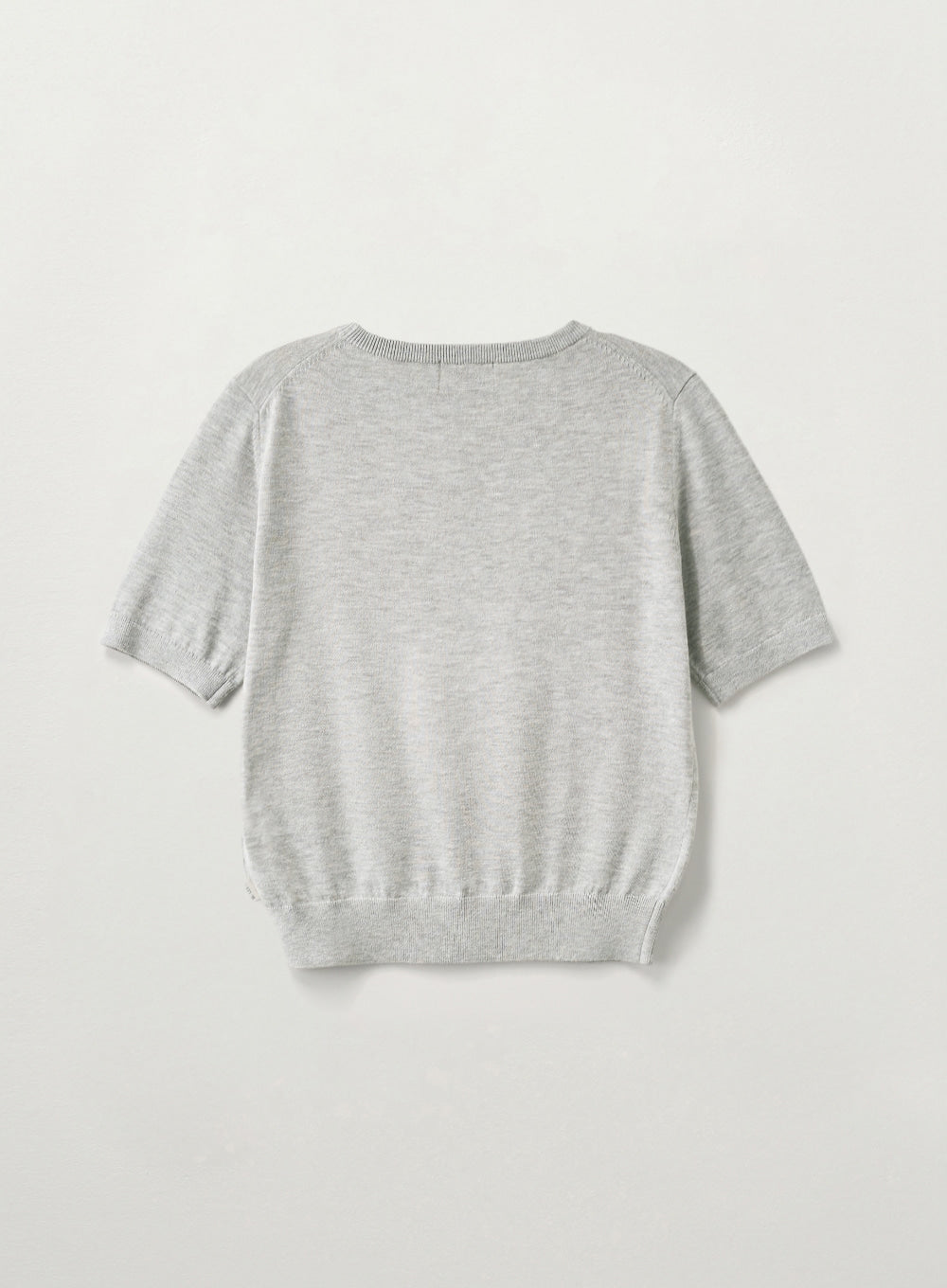(W) Loren Crew Neck Fine Half Knit