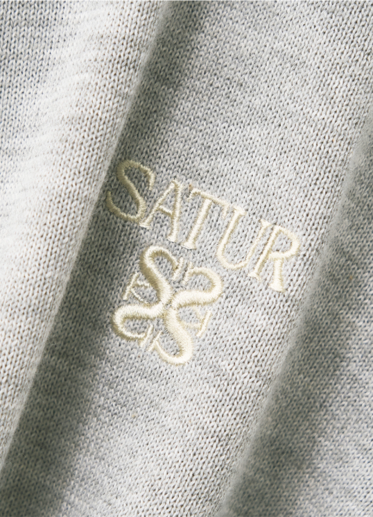 (W) Loren Crew Neck Fine Half Knit