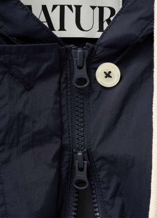 (W) Cropped Hood Wind Jacket