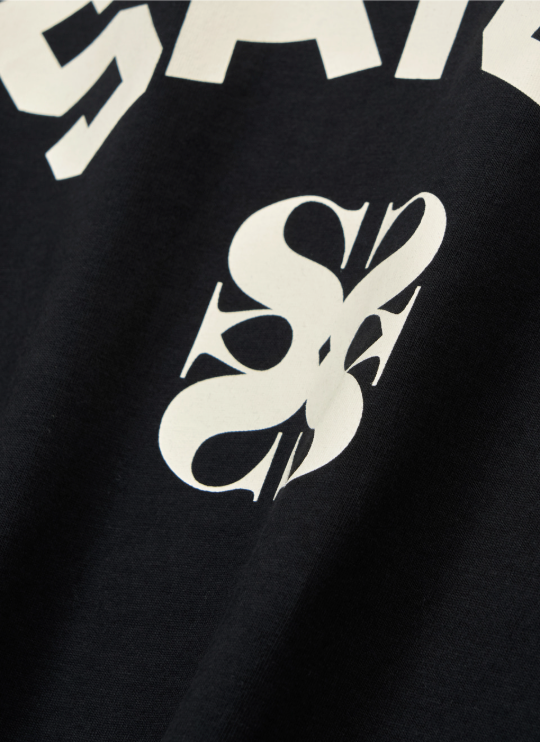 (M) Satur Arch Logo Ringer T-shirt