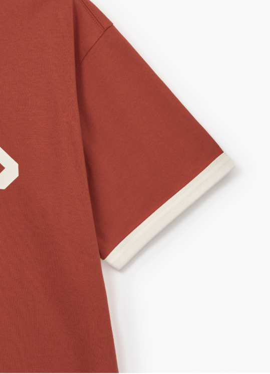 (M) Satur Arch Logo Ringer T-shirt