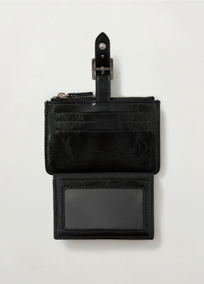 (U) Vintage Buckle Card Wallet