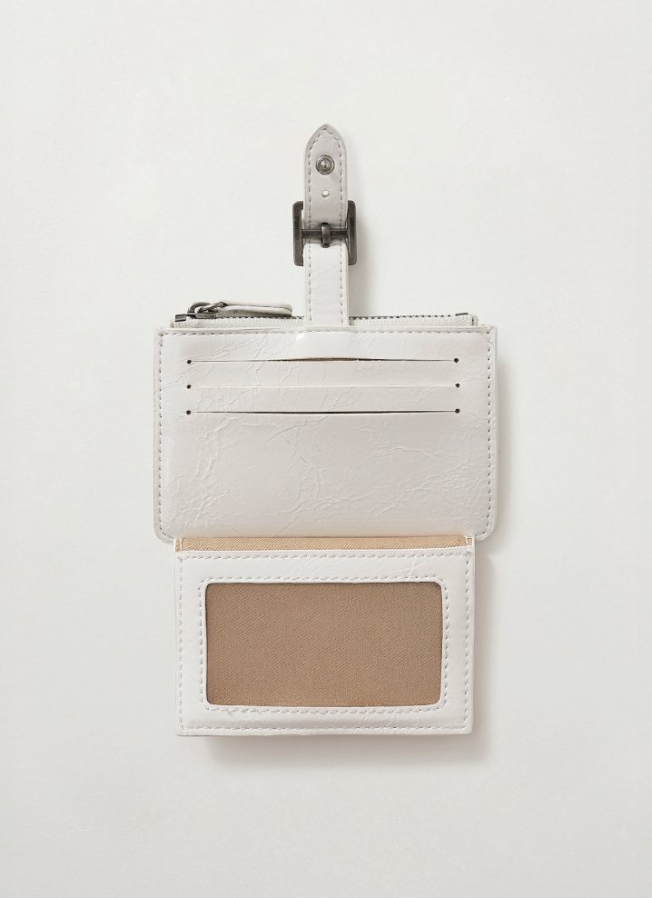 (U) Vintage Buckle Card Wallet