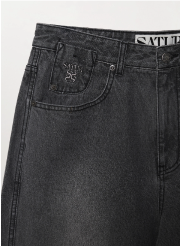 (M) Barrel Fit Color Denim Pants