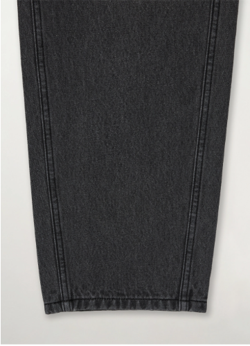 (W) Barrel Fit Color Denim Pants