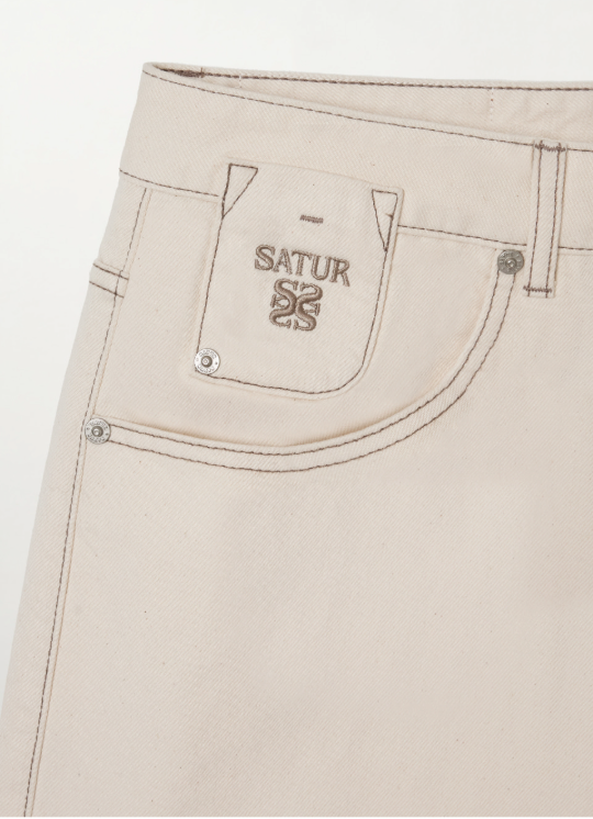 (M) Carpenter Bermuda Denim Pants