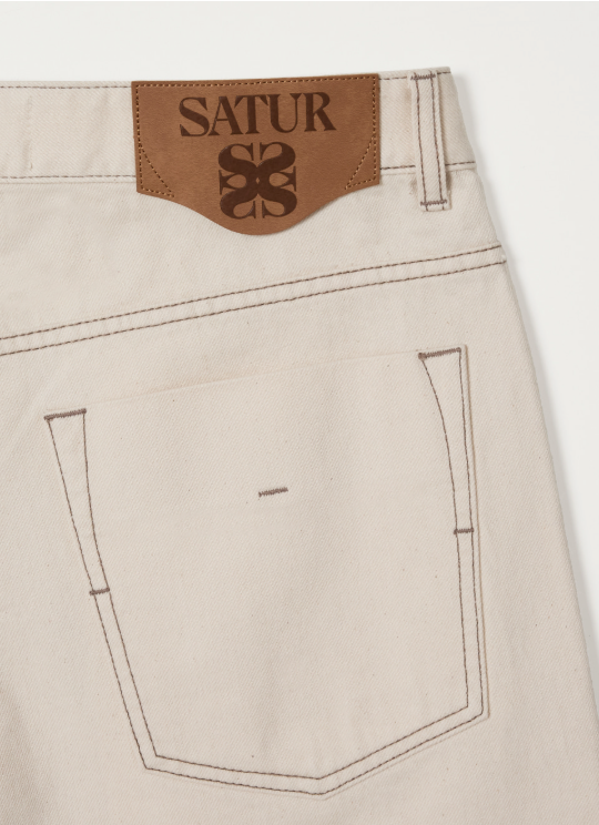 (M) Carpenter Bermuda Denim Pants