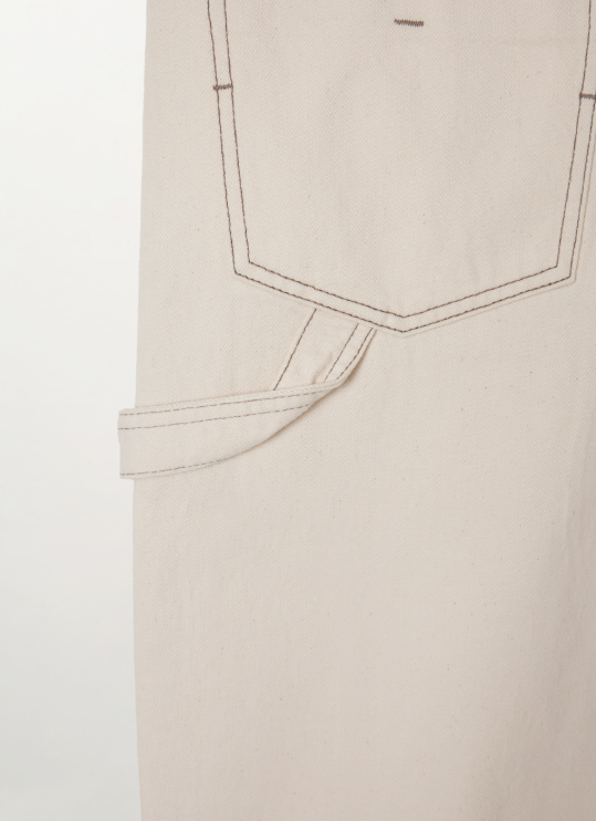 (M) Carpenter Bermuda Denim Pants