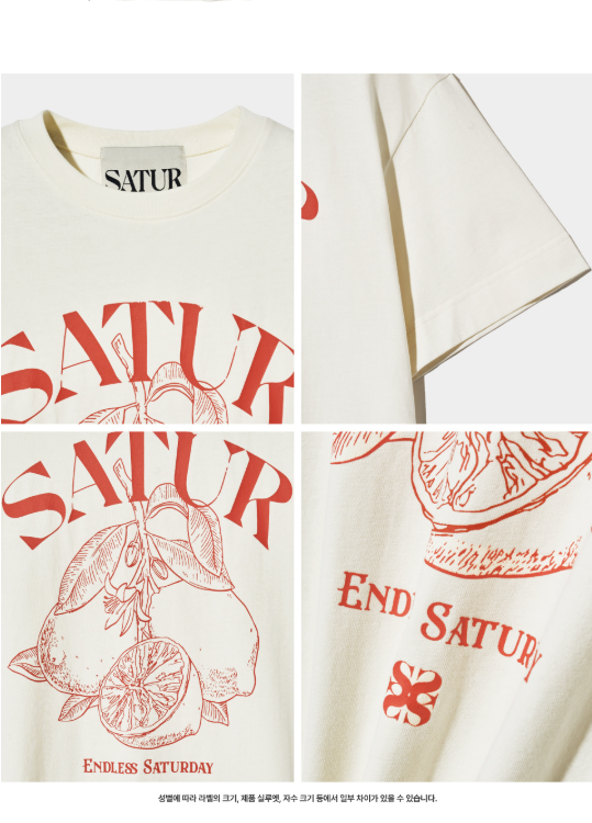 (W) Cafri Citron Drawing Summer Graphic T-Shirts