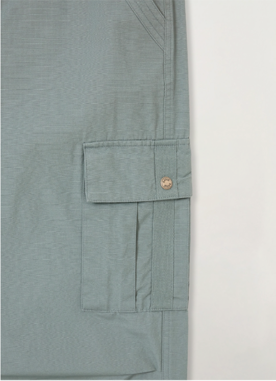 (M) Ribstop Cotton Cargo Pants