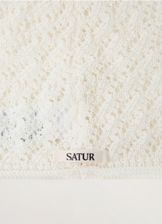 (W) Knit Crochet Summer Beanie