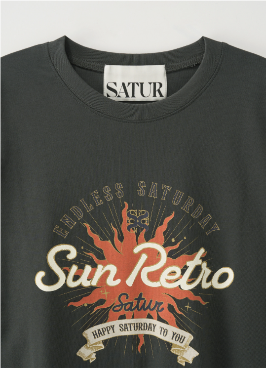 (U) New Sun Retro Half T-Shirt