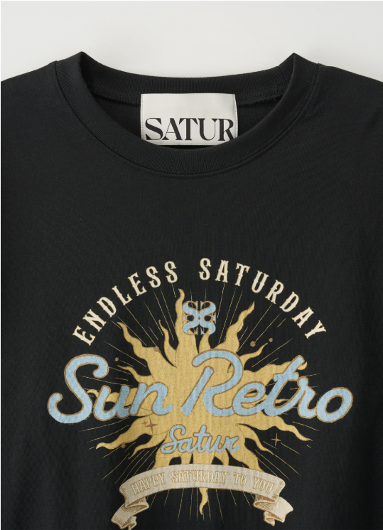 (U) New Sun Retro Half T-Shirt