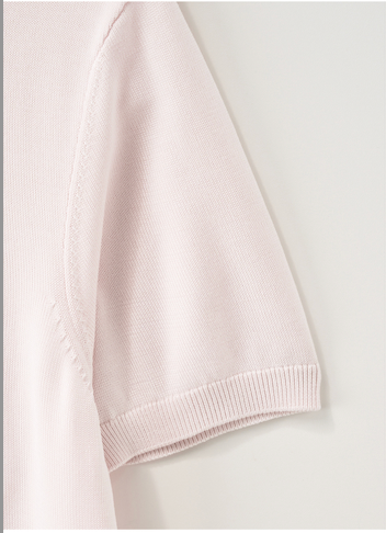 (W) Classic Collar Half Knit