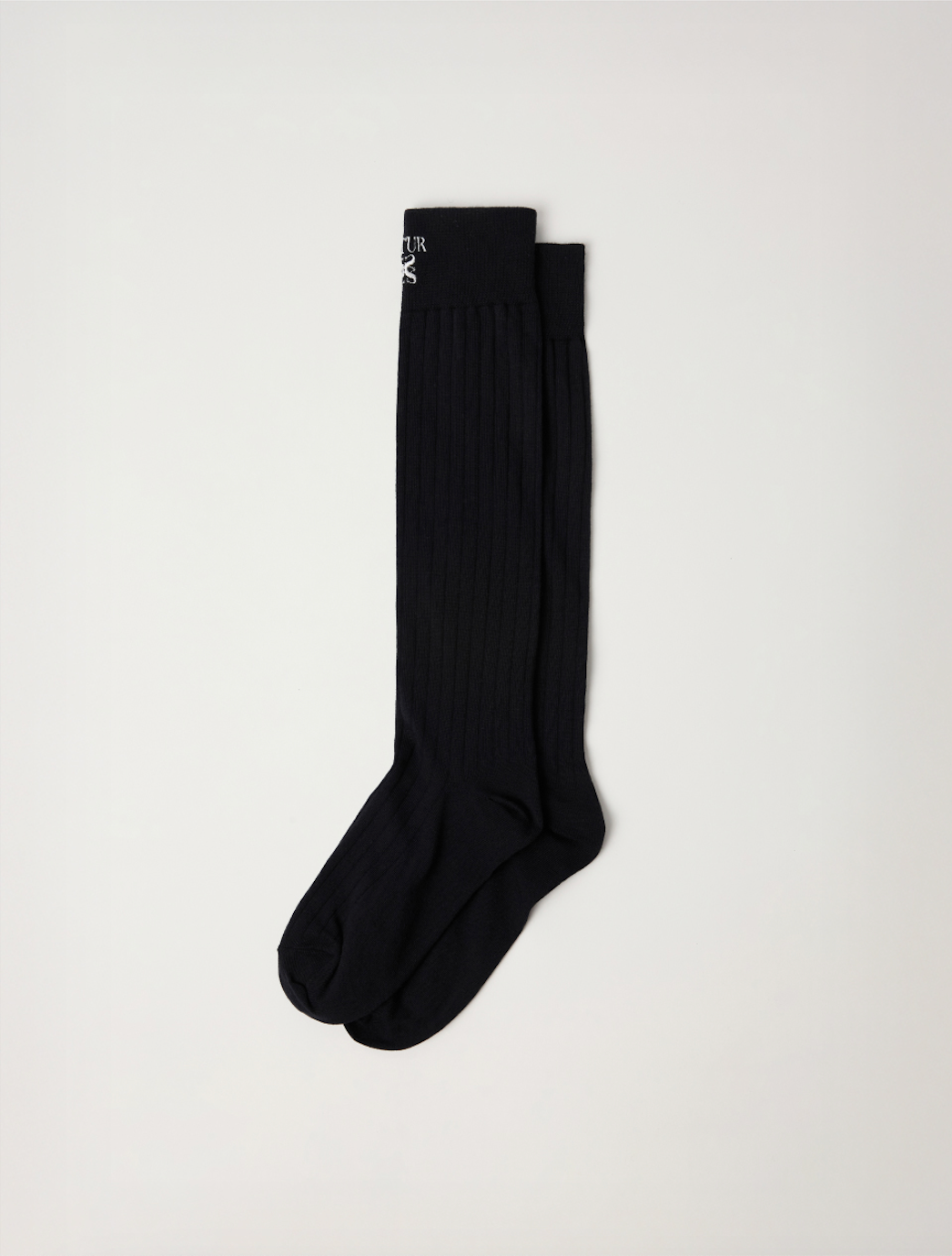 (W) See-through Ribbed Socks
