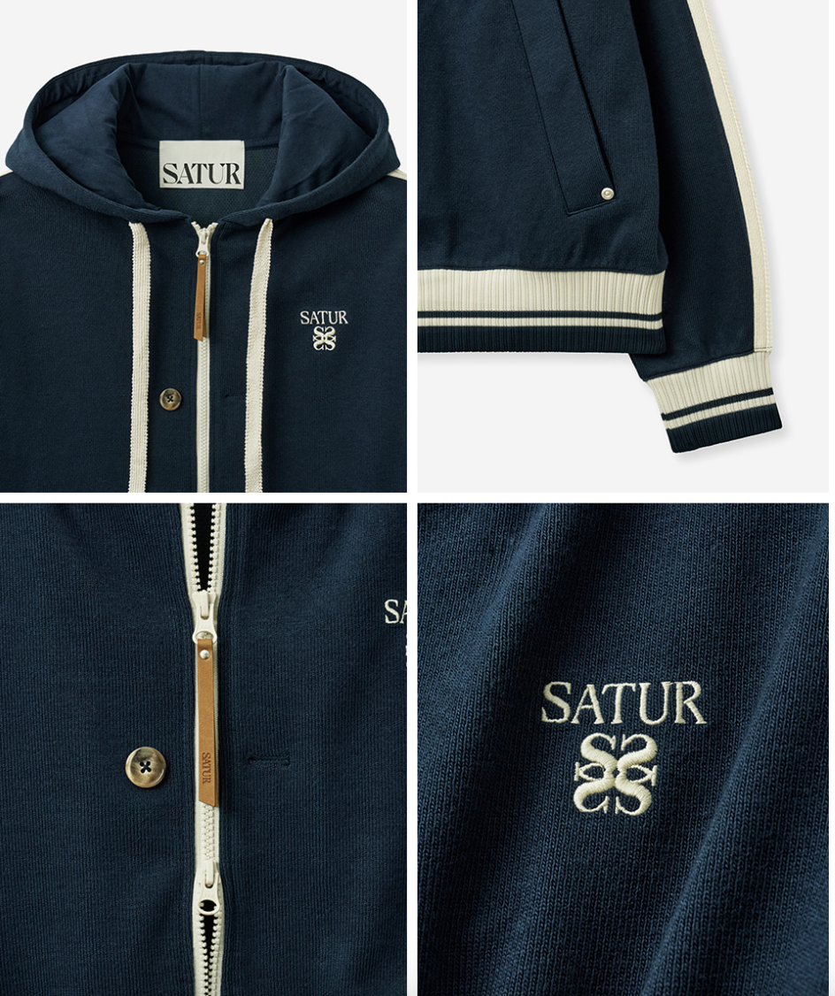 (U) Lawton Loose Fit Hood Zip-Up