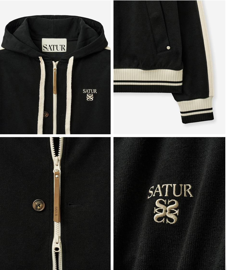 (U) Lawton Loose Fit Hood Zip-Up