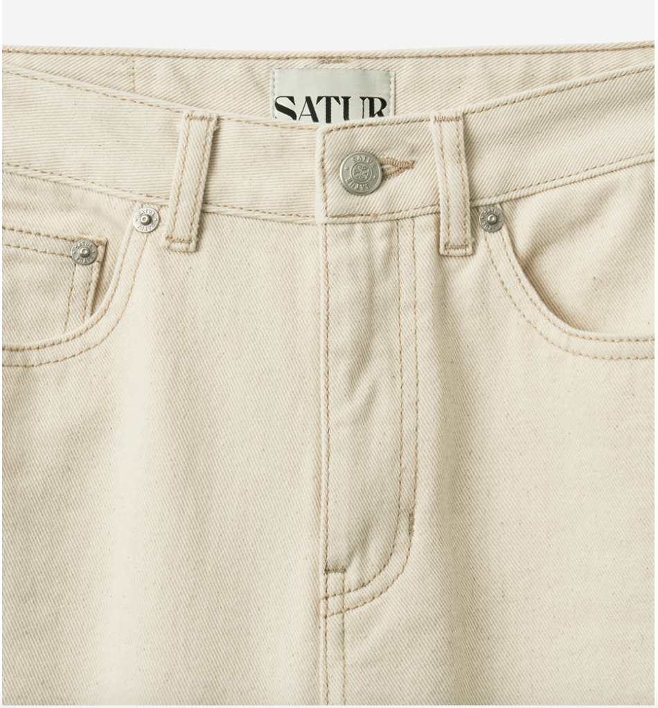 (W) Straight Fit Denim Pants