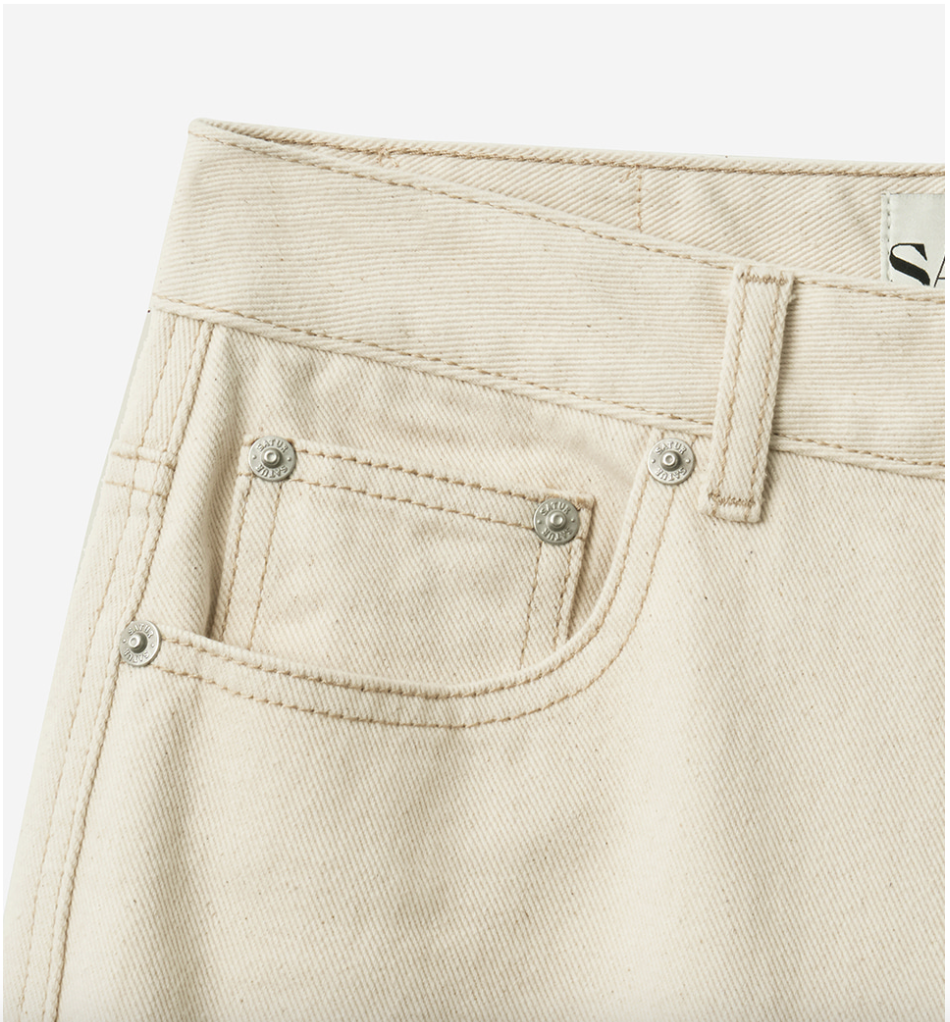 (W) Straight Fit Denim Pants