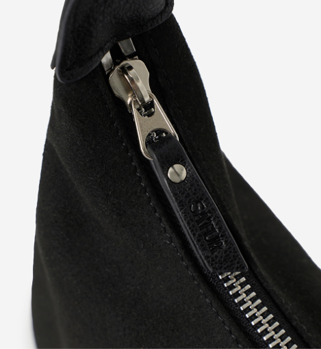 (W) Synthetic Suede Mini Hobo Bag