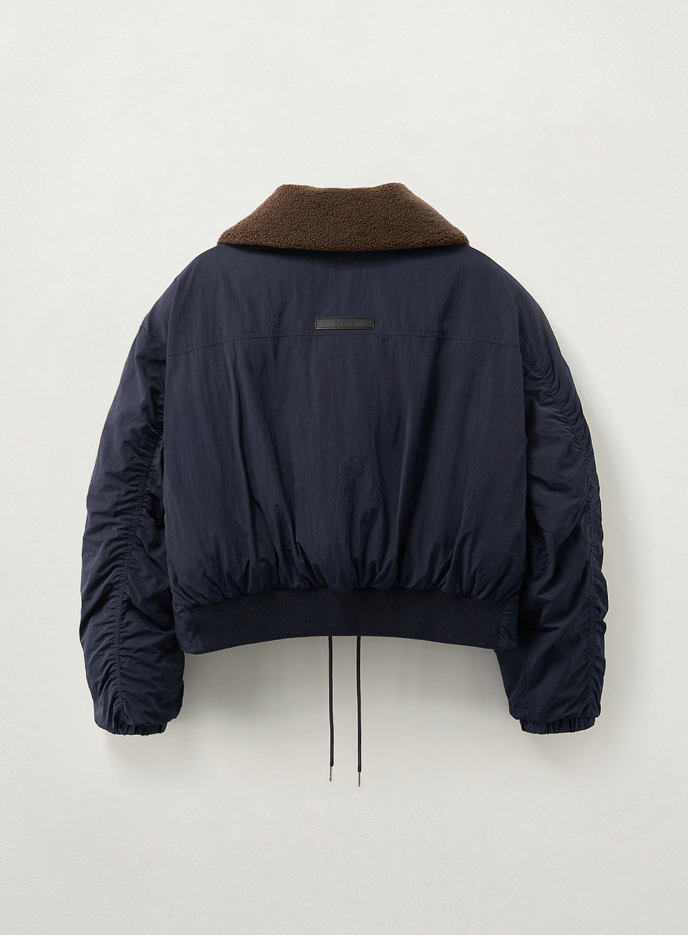 (W) Wide Collar Ball Padding Cropped Fit Jacket