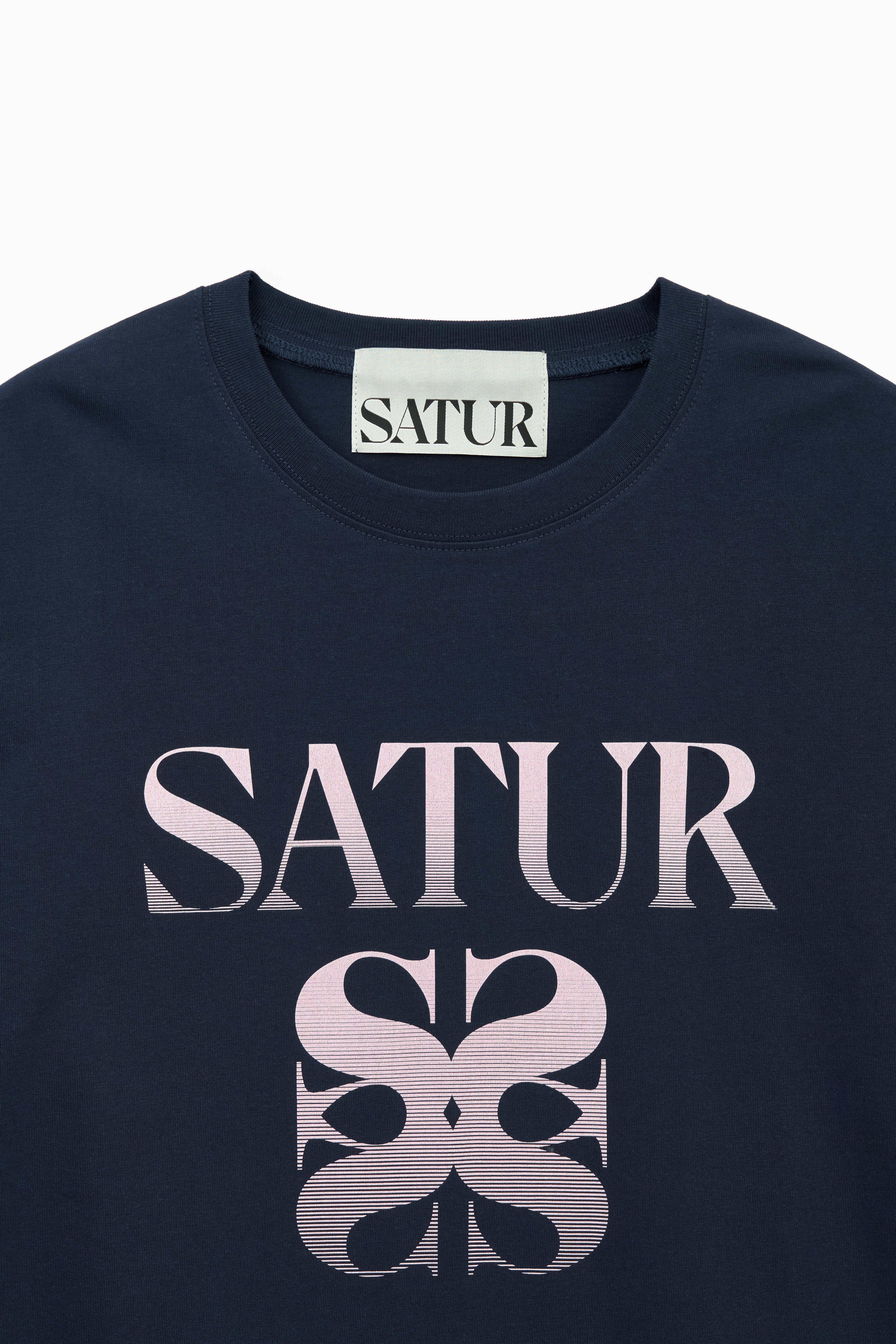 (U) Gradient Big Logo Embroidery T-shirt