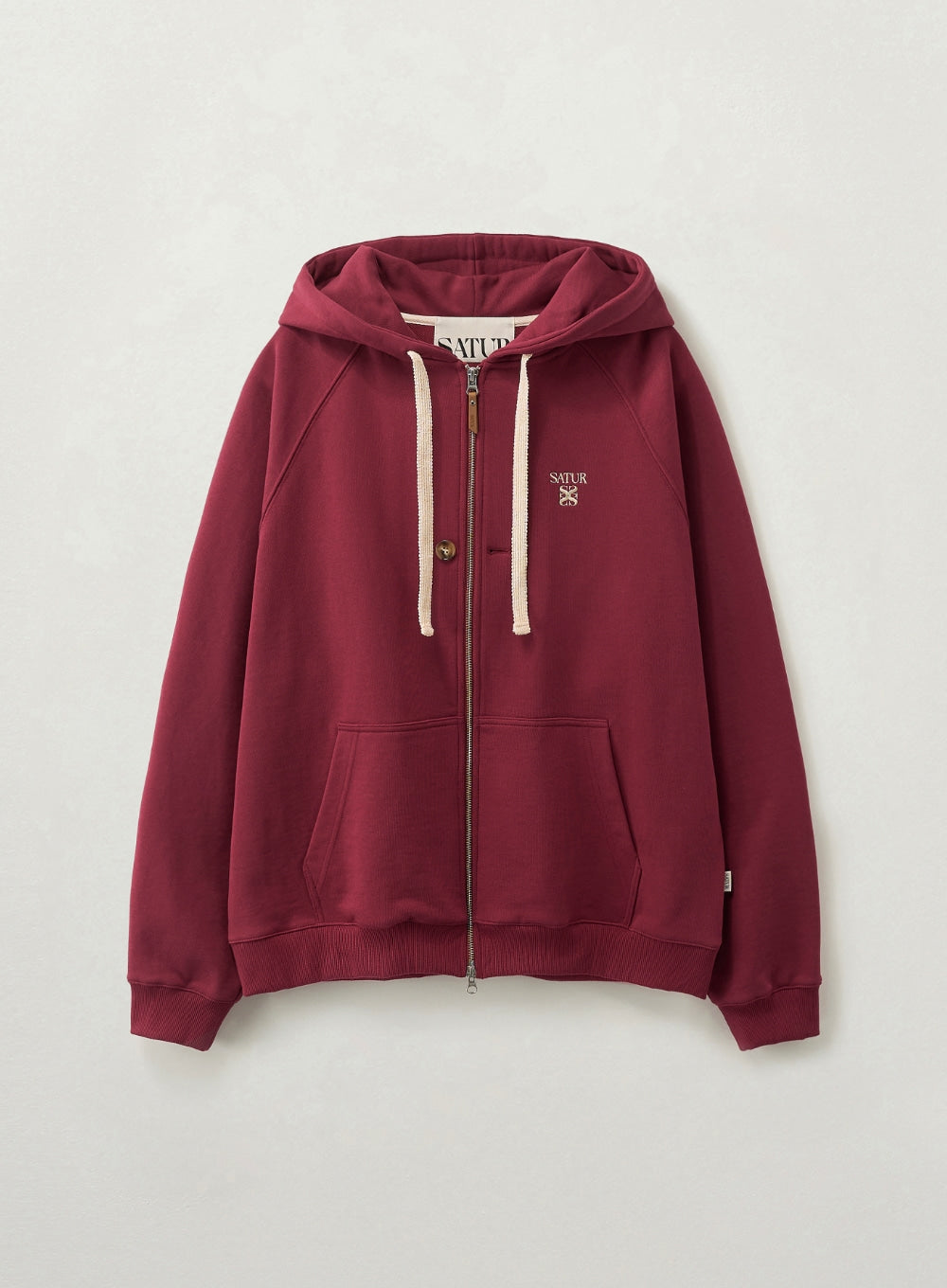 (U) Loren Small Logo Hood Zip-Up