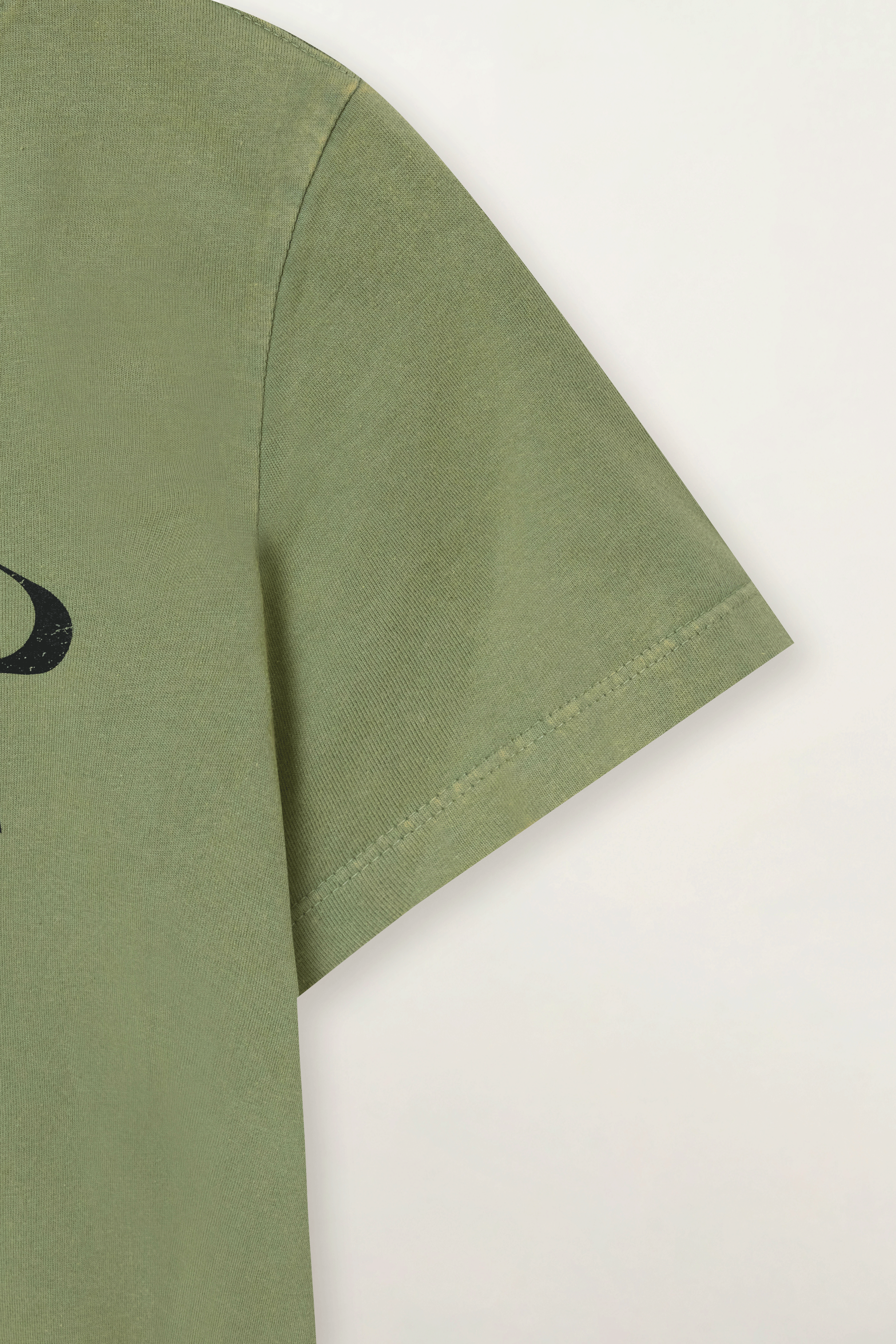 (W) Citron Tree Stone Washed Cropped T-shirt