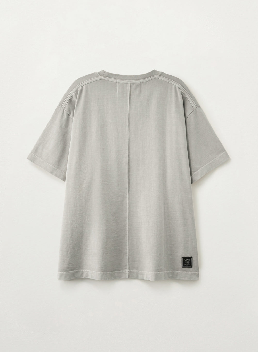 (U) Satur Flowing Small Logo Dyed Half T-Shirt
