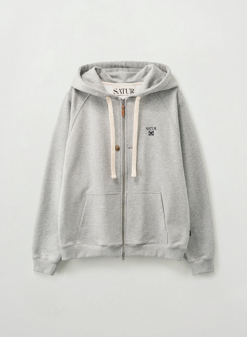 (U) Loren Small Logo Hood Zip-Up