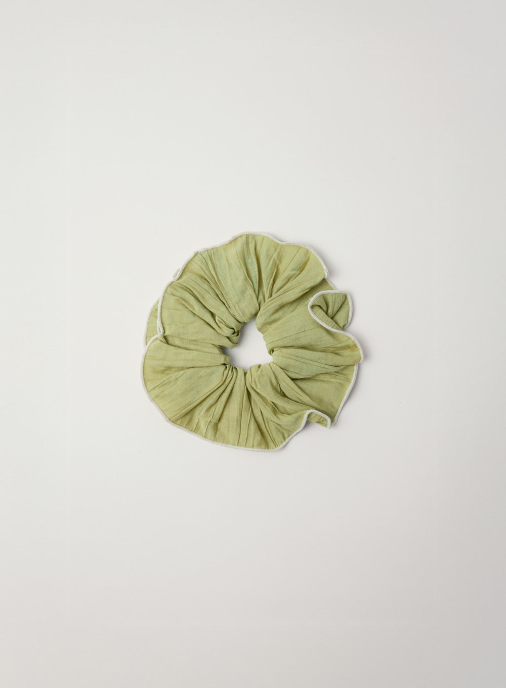 (W) Wrinkle Color-block Scrunch