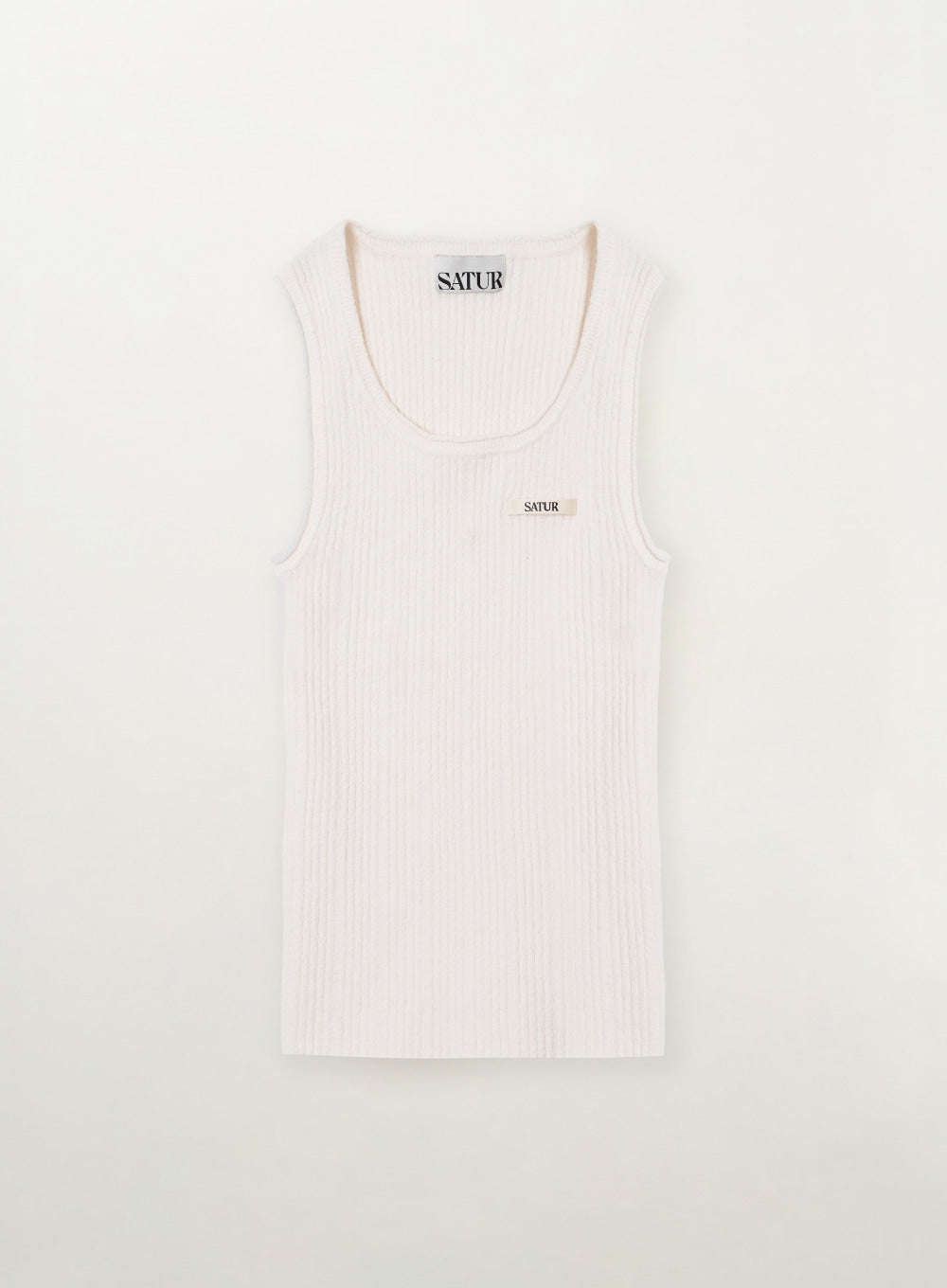 (W) Ribbed Sleeveless Knit