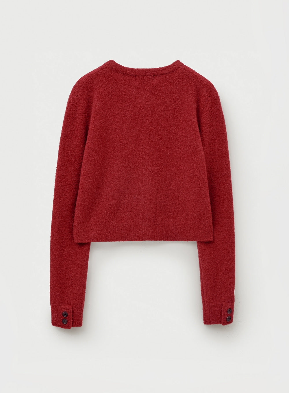 (W) Satur X Lacoste Single Button Crop Cardigan