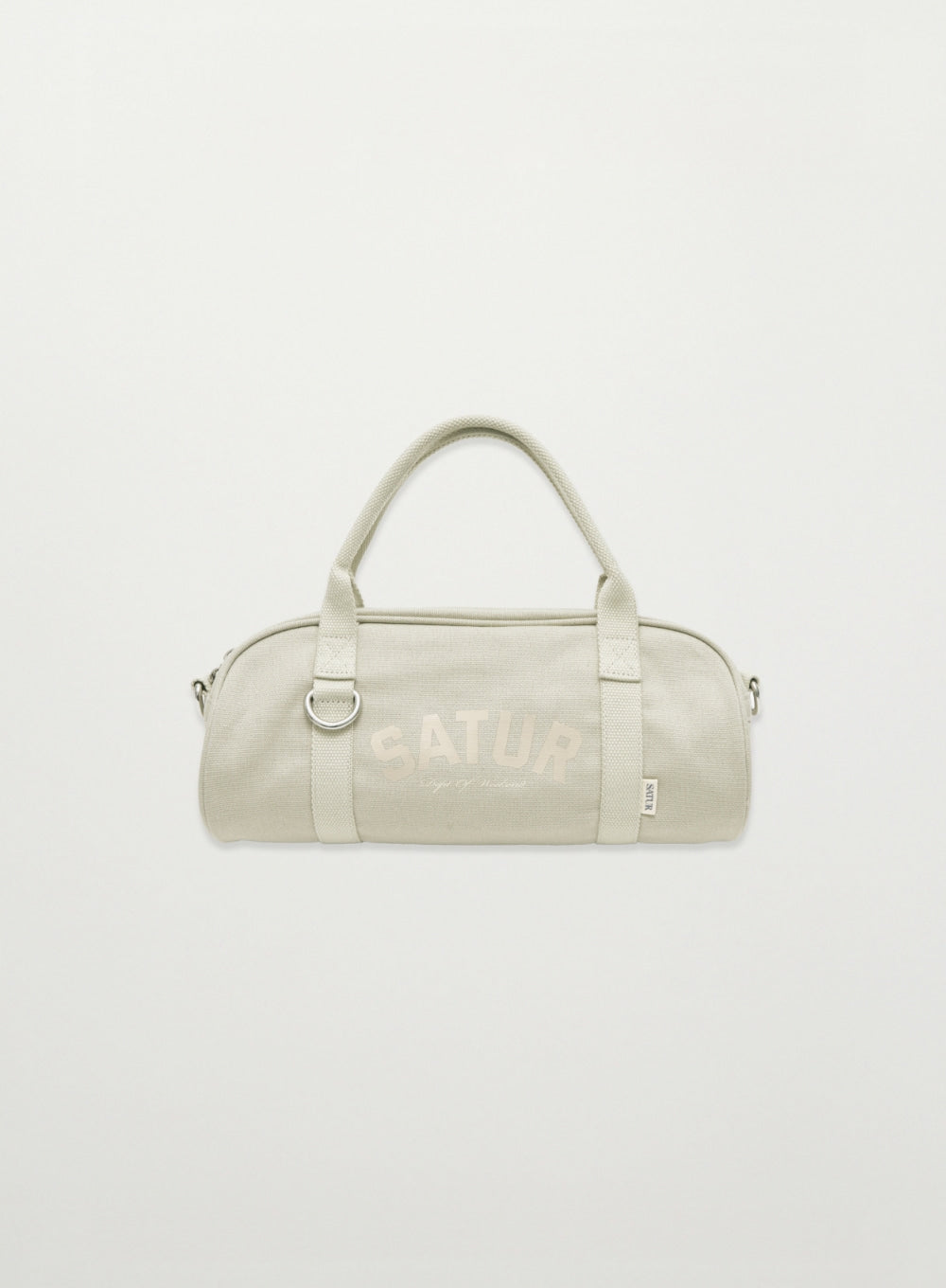 (W) Canvas Mini Duffle Bag