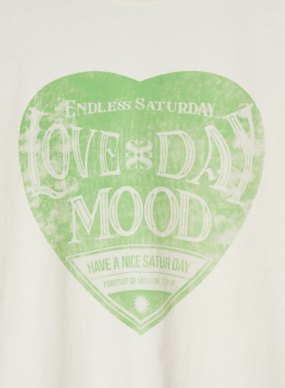 (W) Saturday Retro Mood Graphic T-shirts