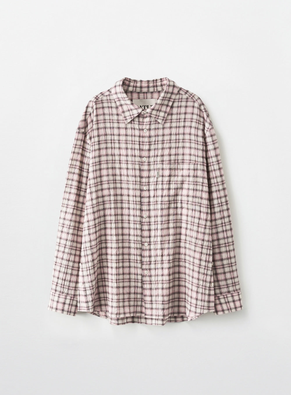 (U) Oversized Check Shirt