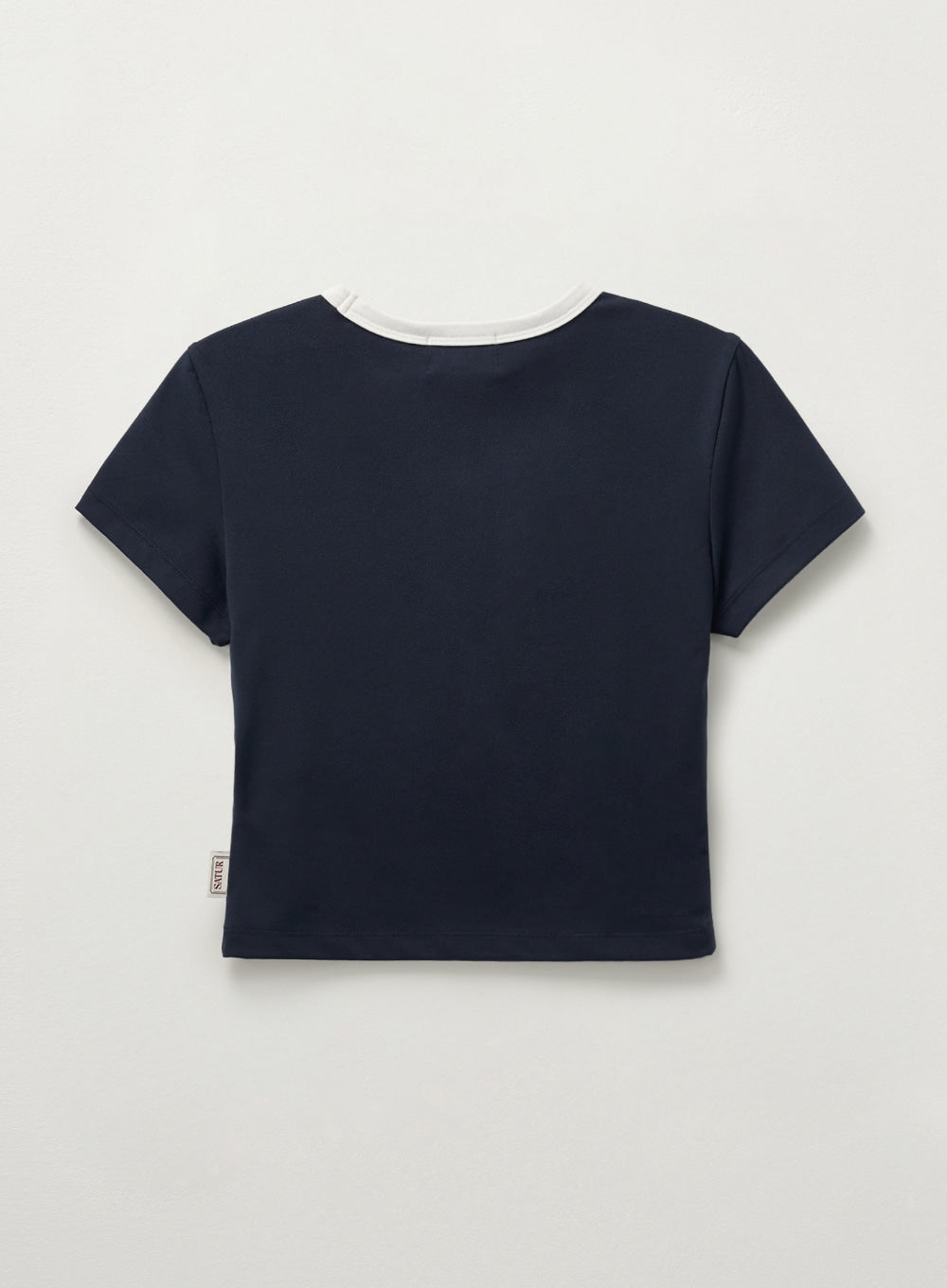(W) Apero Slim Cropped Fit Ringer T-shirts