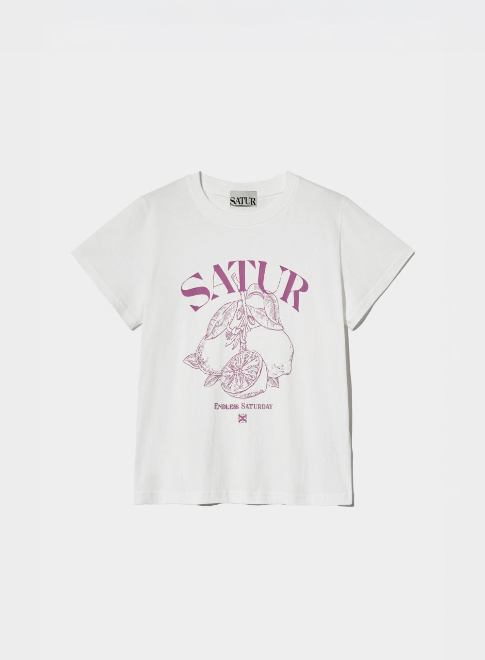 (W) Cafri Citron Drawing Summer Graphic T-Shirts