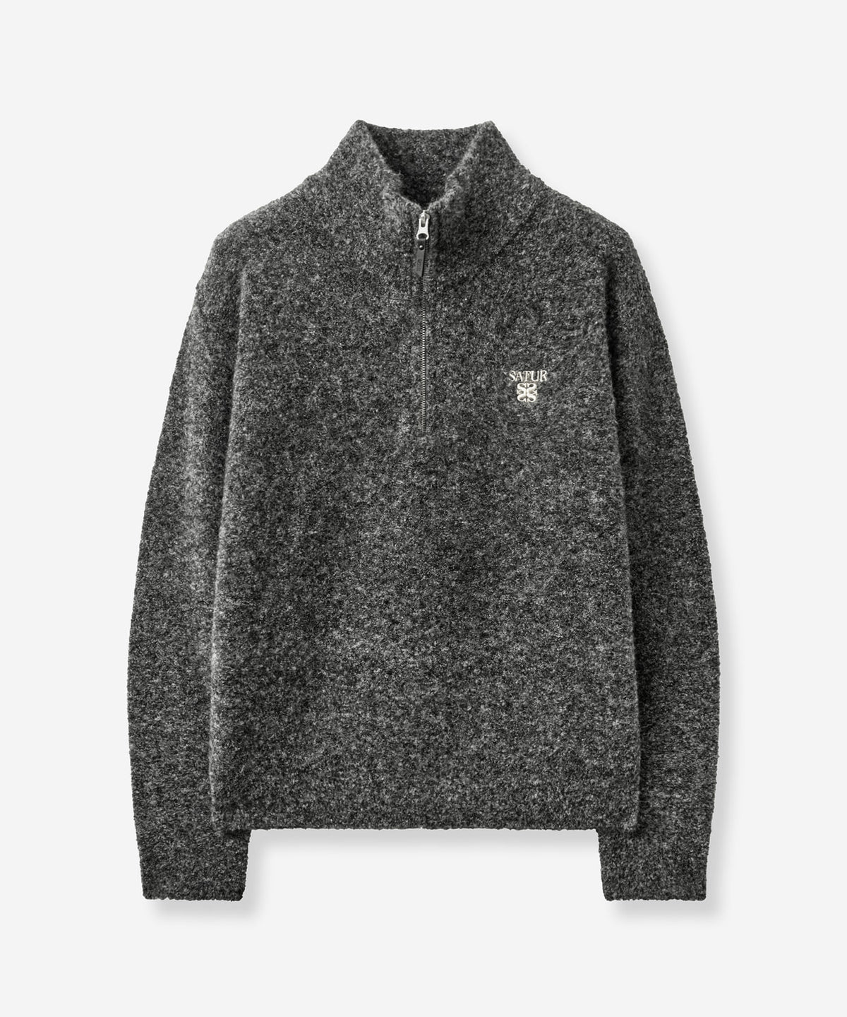 (M) HalfNeck HalfZip Knit