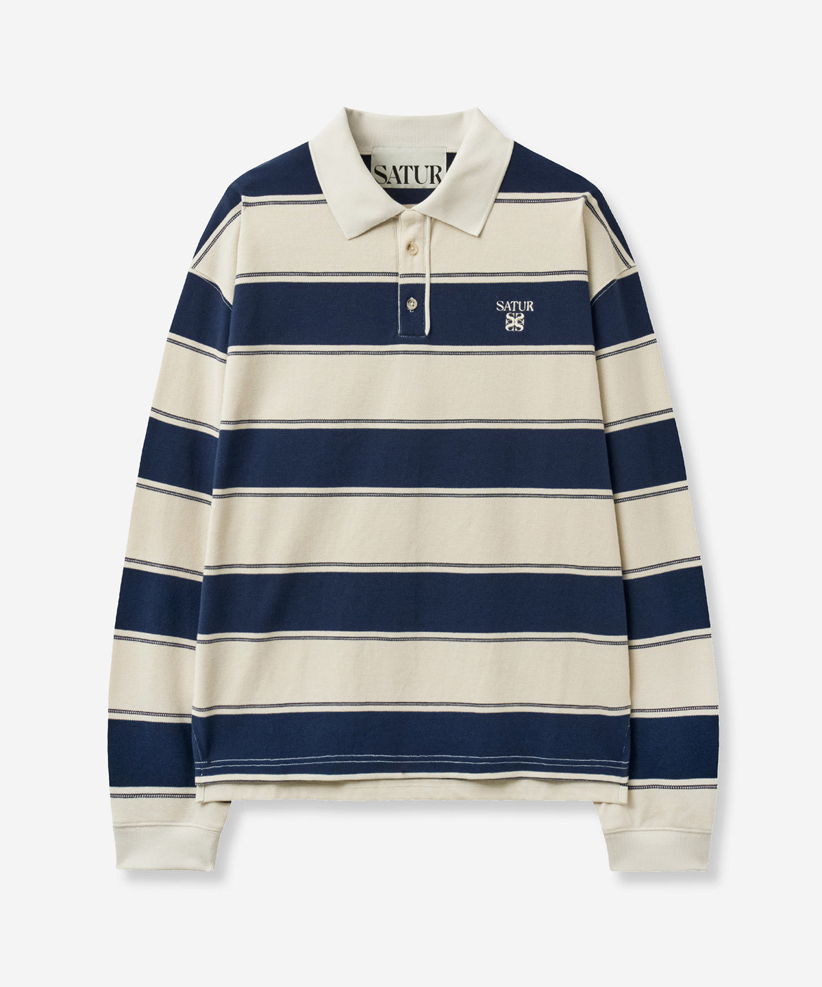 (U) Apero Stripe Pique Long Sleeve