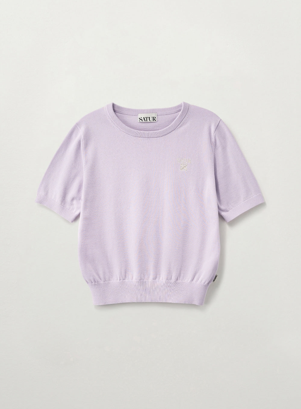 (W) Loren Crew Neck Fine Half Knit