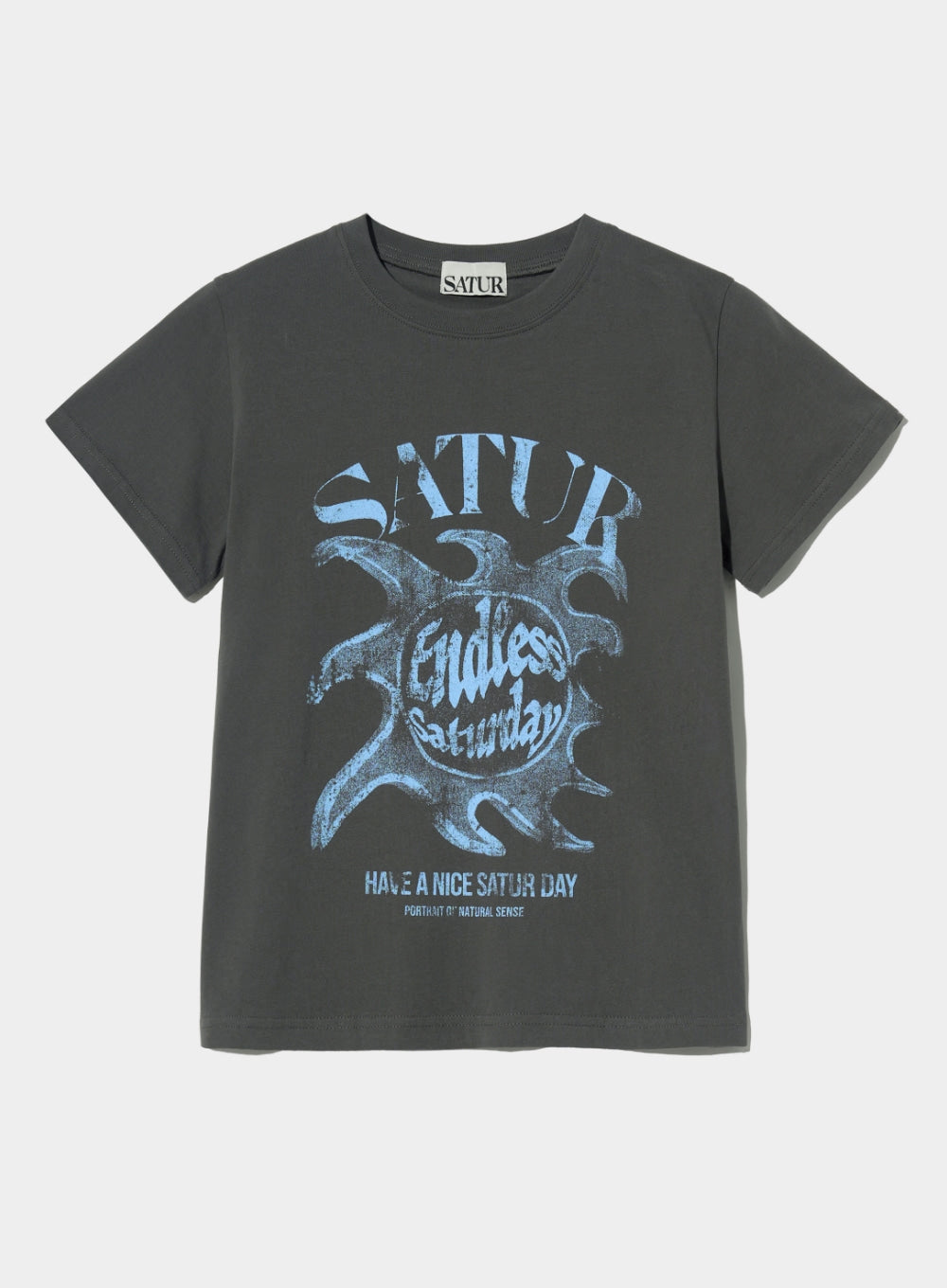 (W) Sun Retro Graphic T-shirts